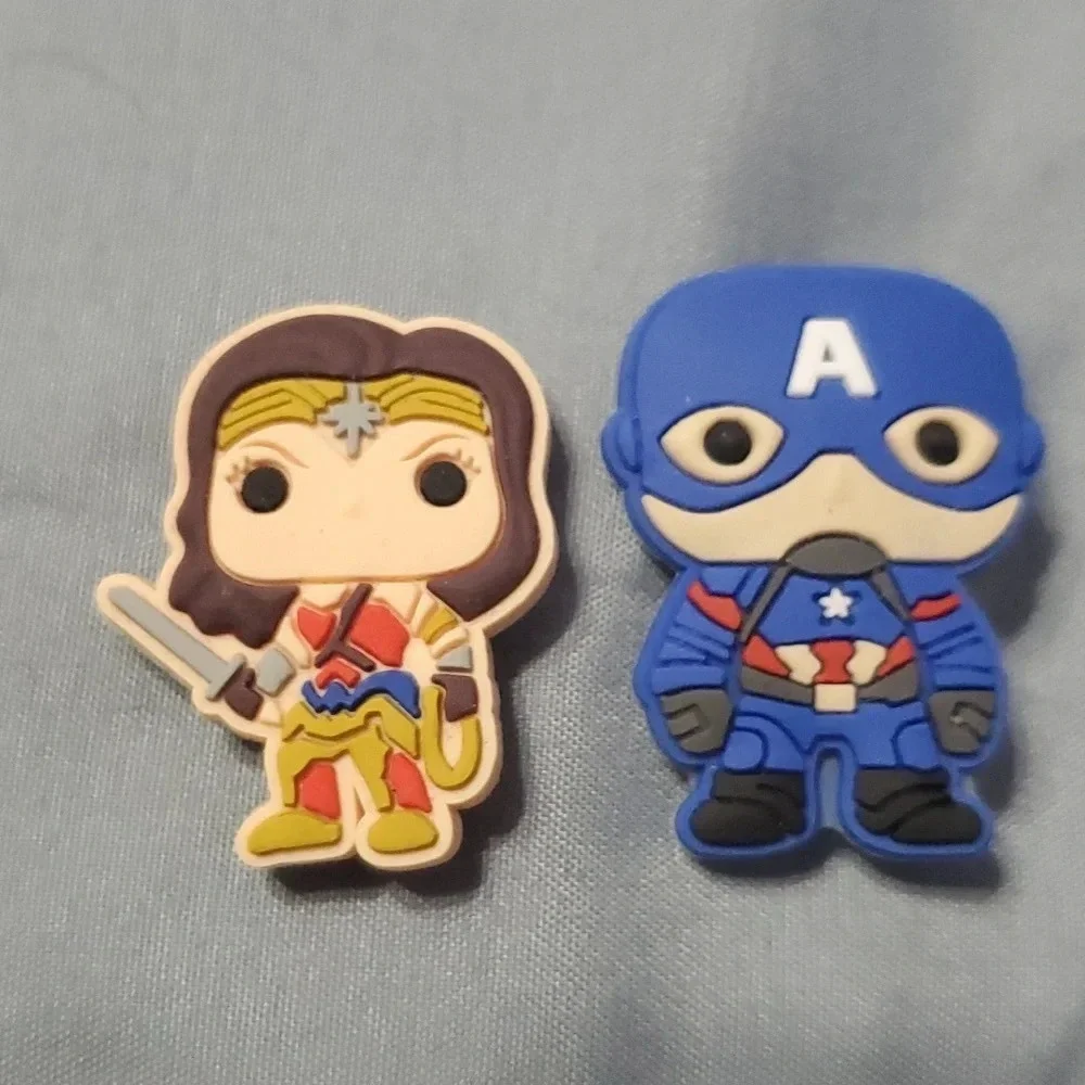 DC Comics Avengers Boy's Crocs Shoe Charms 12 PC